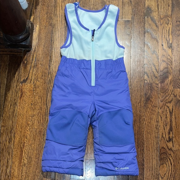 Columbia Kids' Blue and White Overalls 2T - Picture 1 of 2